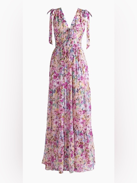 Shoshanna Dresses & Skirts - Shoshanna Zahra Neon Floral Gown